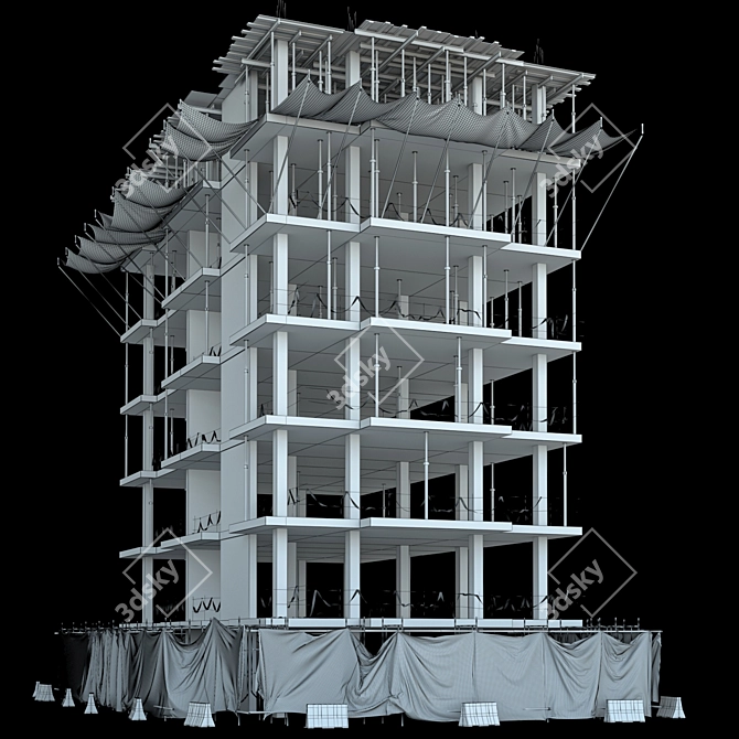 Ultimate Modular Building Bundle 3D model image 7