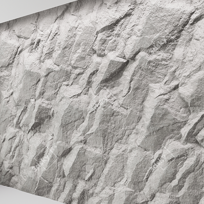 Stone Wall Texture Pack 3D model image 2