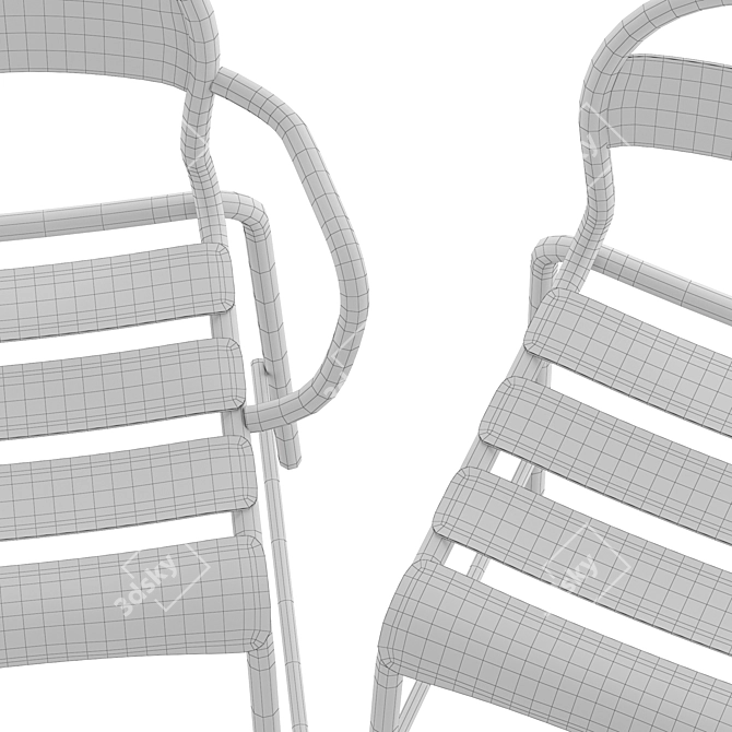 Colos Stecca 5/6 Modern Armchairs 3D model image 5