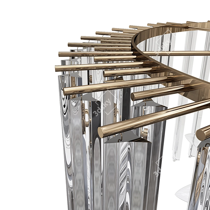 Vray Chandelier Model Nessa 3D model image 2