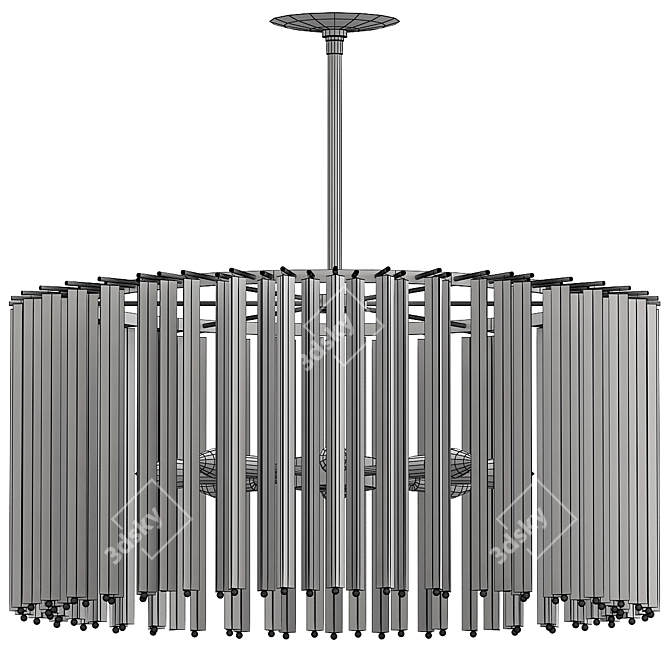 Vray Chandelier Model Nessa 3D model image 3