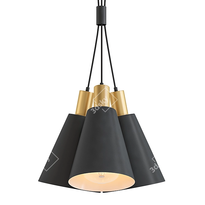 Modern Pendant Light Sconce Fixture 3D model image 1