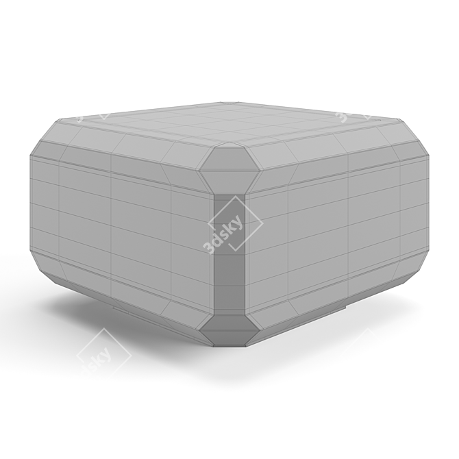 Elegant Fendi Coffee Tables Set 3D model image 7