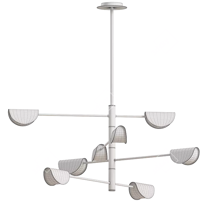 Maytoni Mollis Modern Pendant Light 3D model image 2