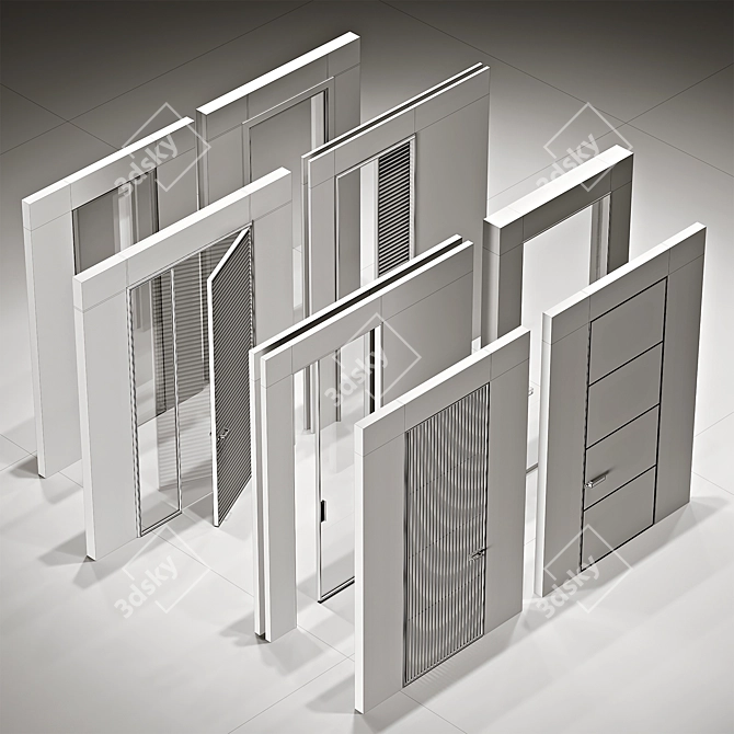  Stylish Rimadesio Doors Collection 3D model image 20