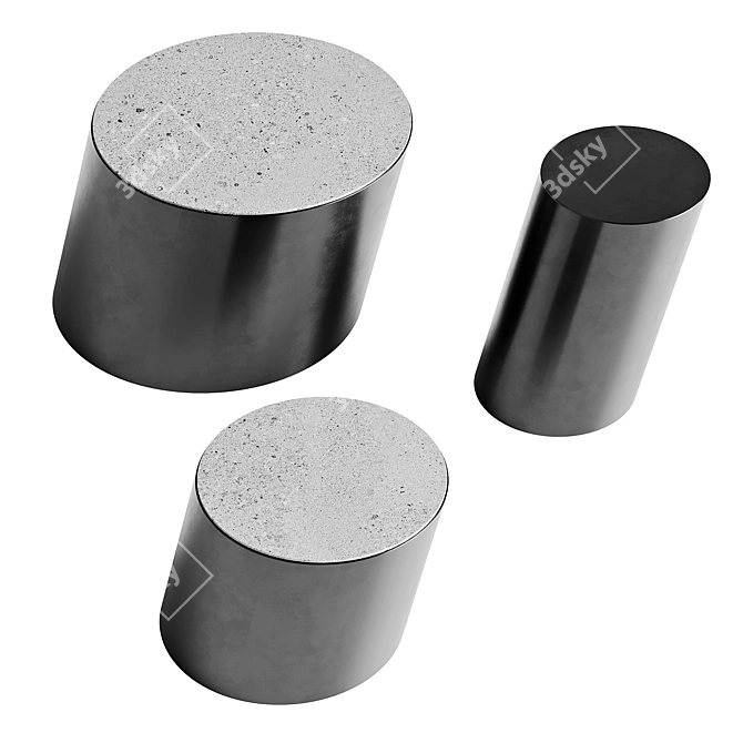 Bonaldo Pisa Coffee Table Collection 3D model image 2