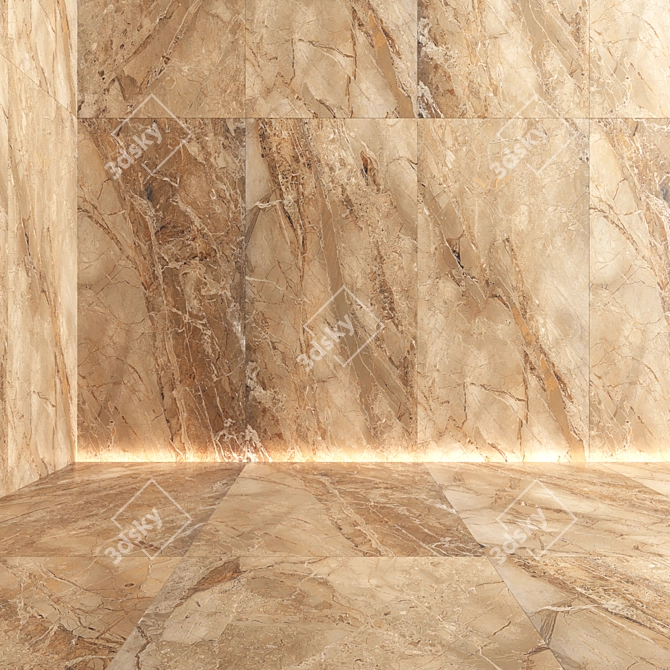 Marble Texture Set with Varieties 3D model image 2