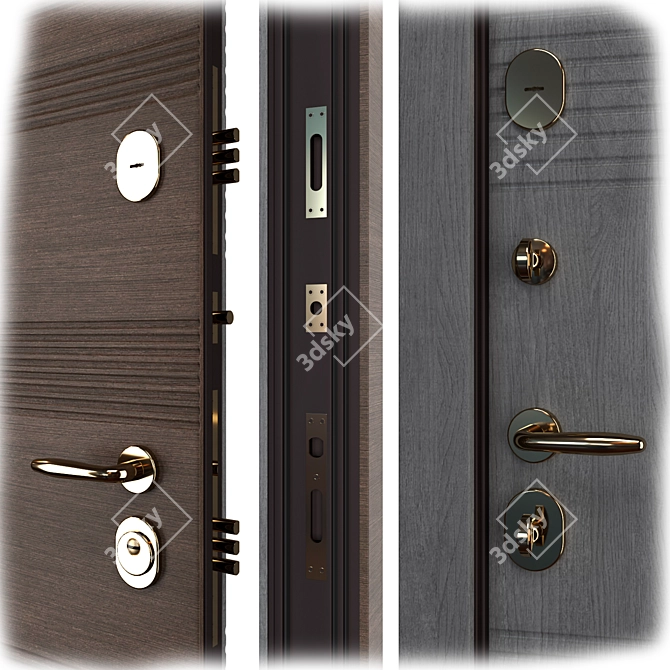  Status Metal Entry Door (Bear) 3D model image 2