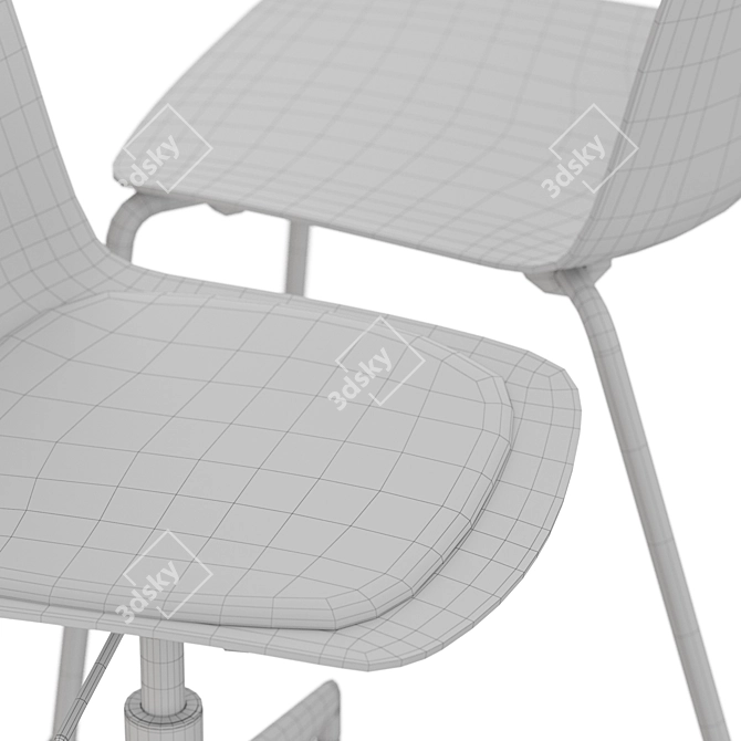 Premium Geometric Chair: Colos Vesper 3D model image 4