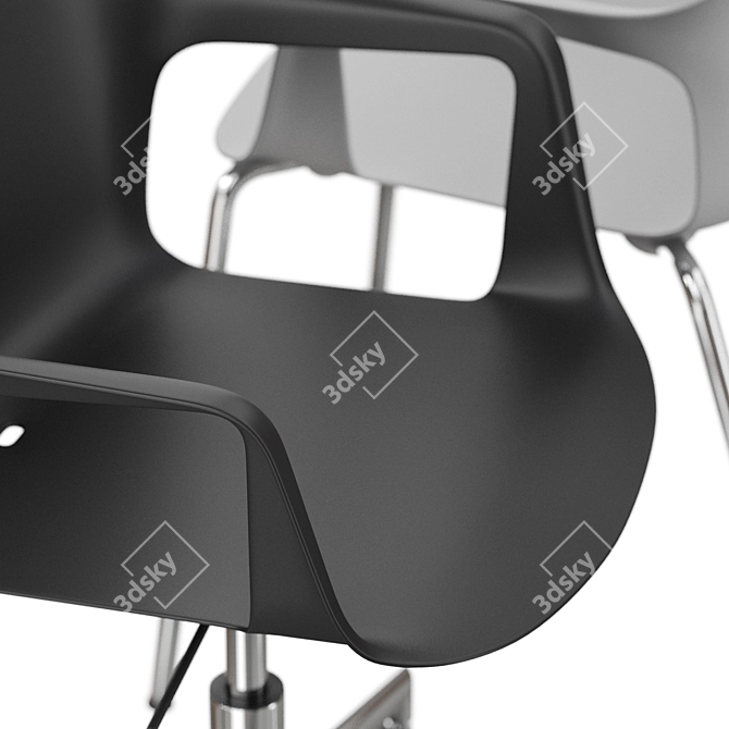 Vesper 2 Polygonal Chair Sculpture 3D model image 3
