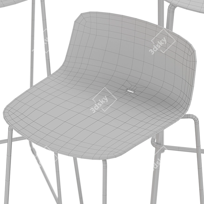 Modern Vesper 3 Multifunctional Chair 3D model image 4
