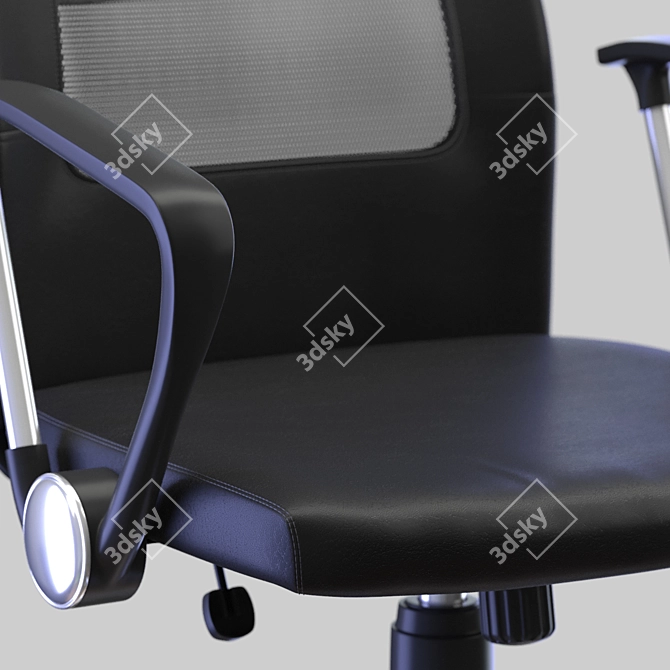 ErgoTech Office Chair Model 3D model image 5