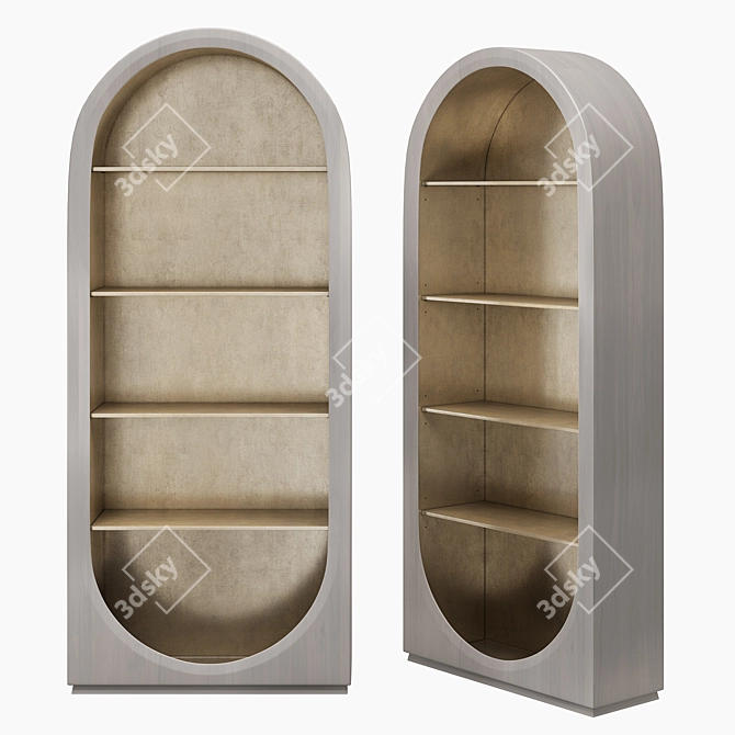 Baker Camillo Elegant Etagere 3D model image 1