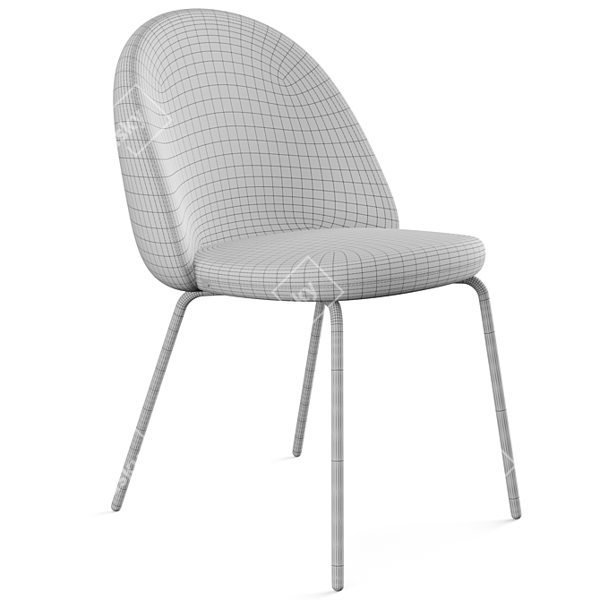 Modern Iola Chair by Miniforms 3D model image 2