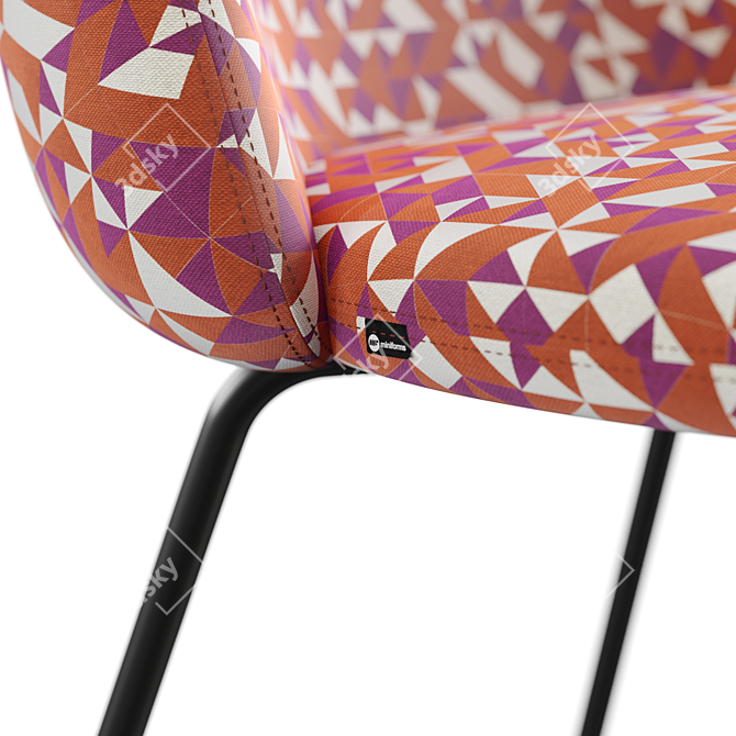 Modern Iola Chair by Miniforms 3D model image 3