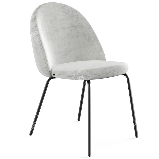 Modern Iola Chair by Miniforms 3D model image 6