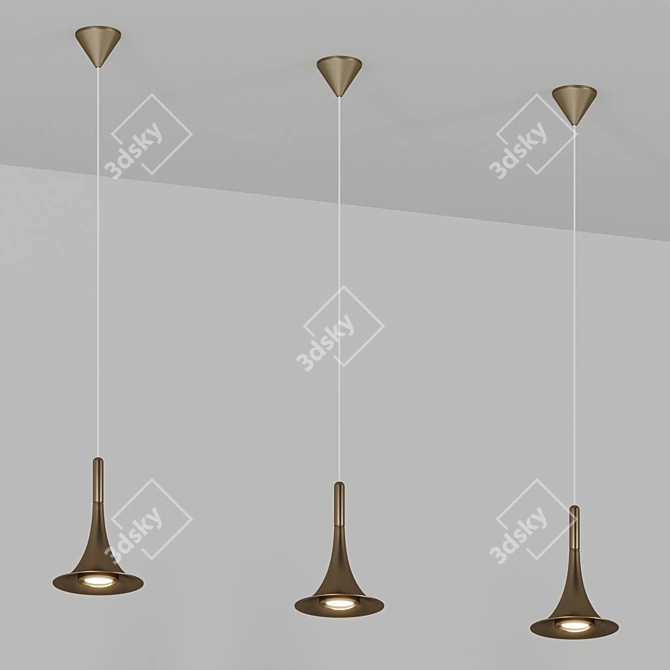 Title: Jazz LED Mini Pendant 3D model image 3