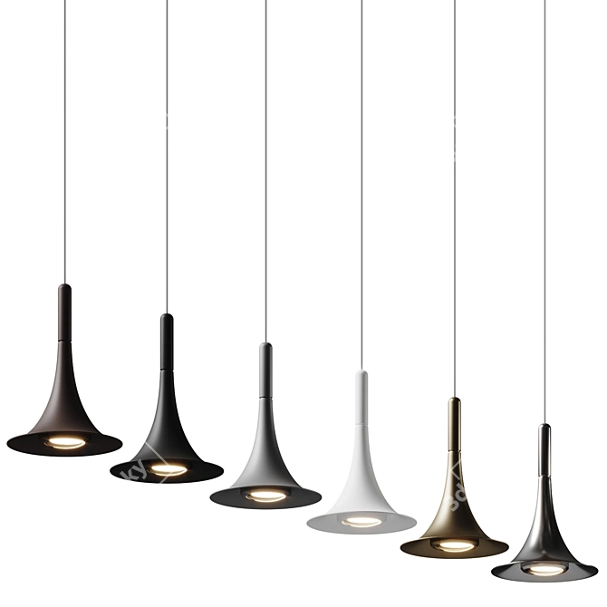 Title: Jazz LED Mini Pendant 3D model image 4