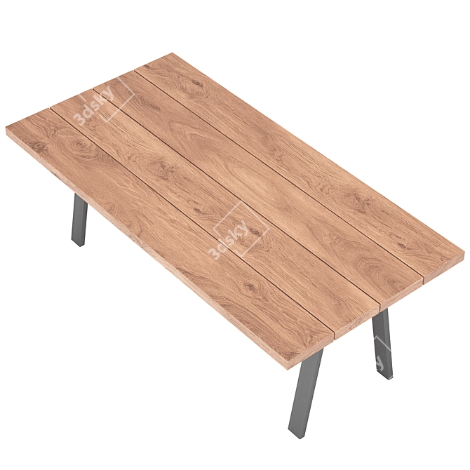 Natur Plank Freja Table Plank 3D model image 2