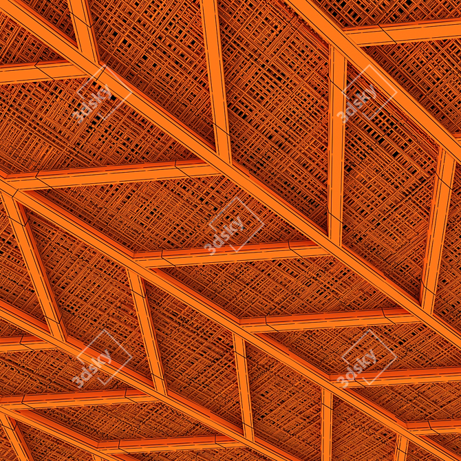 Elegant Polygonal Decor Set 3D model image 7