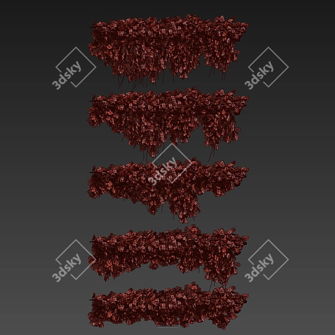 High-Quality Outdoor Bush Ivy Model 3D model image 6