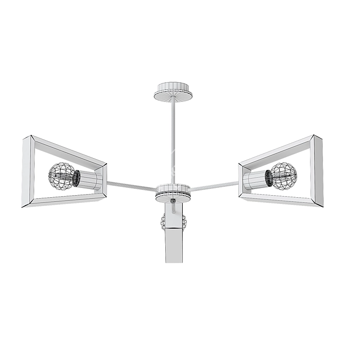 "Clotilde Ceiling Chandelier Seven Lights 3D model image 4