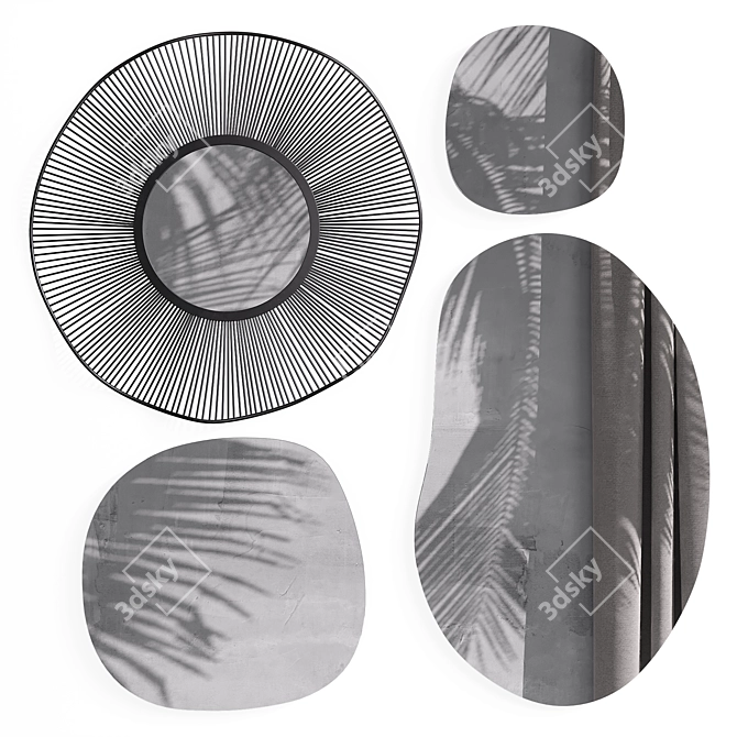 La Redoute Mirror Set: Biface and Spyk 3D model image 8