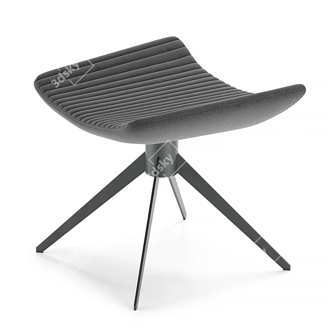 Elegant Colibri Dining Chair 3D model image 3