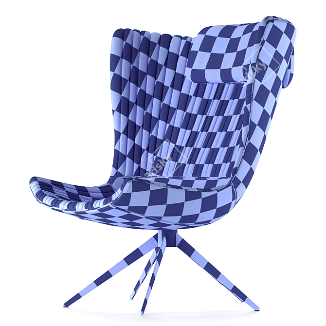Elegant Colibri Dining Chair 3D model image 5