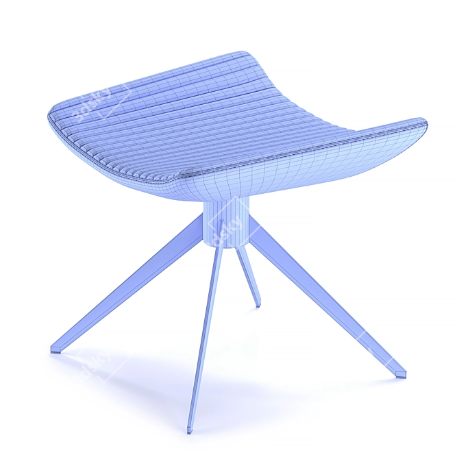 Elegant Colibri Dining Chair 3D model image 6