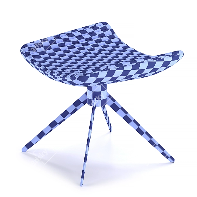 Elegant Colibri Dining Chair 3D model image 7