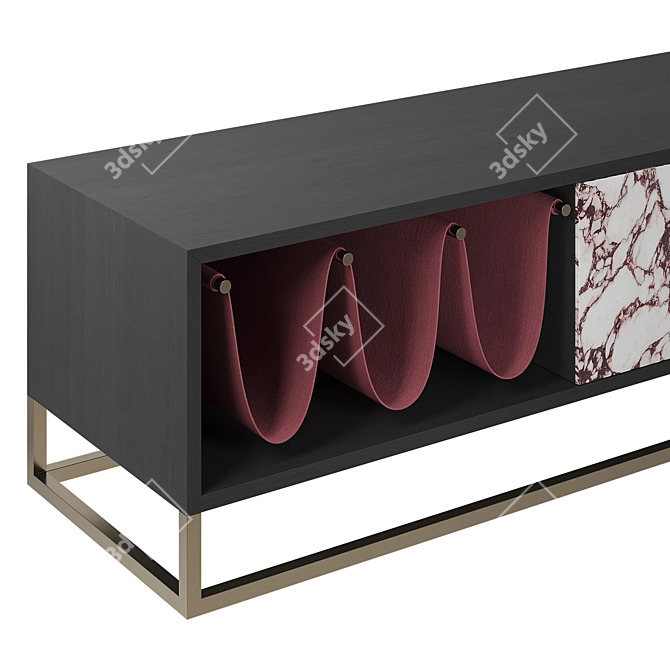 Luxury TV Stand Aston Martin 3D model image 2