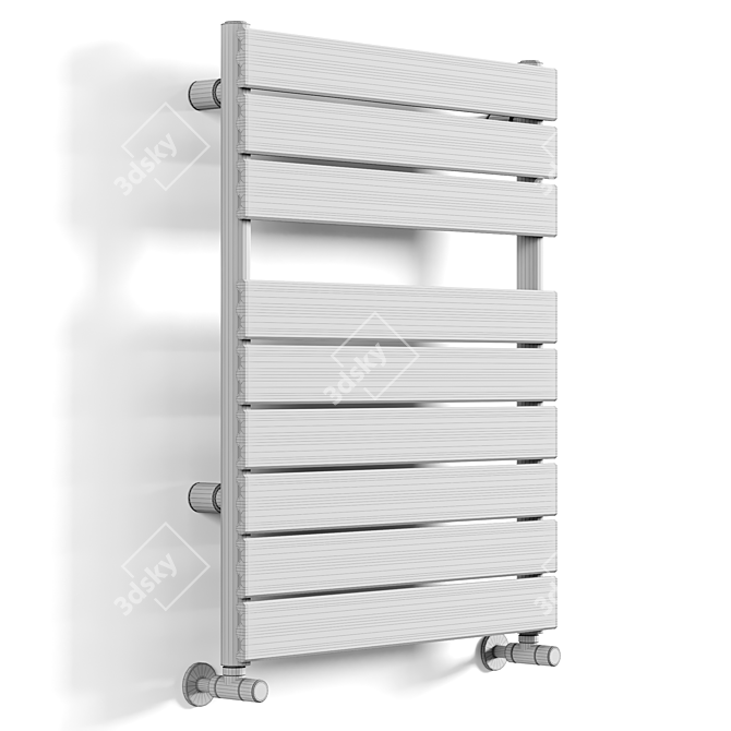 Modern Towel Rail TORNADO T 3D model image 4