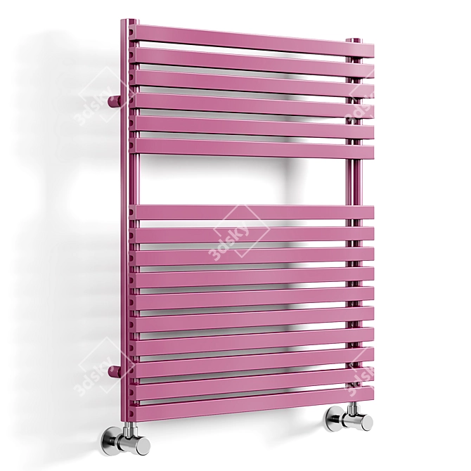 Modern Cube Towel Rail 3D model image 3