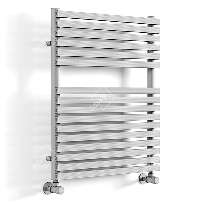 Modern Cube Towel Rail 3D model image 4