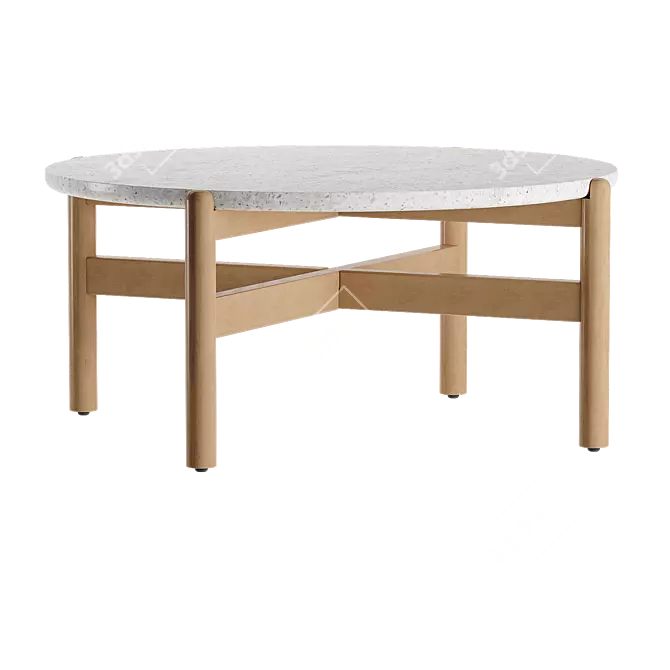 Modern Coffee Table Tulum Dantone Home 3D model image 4