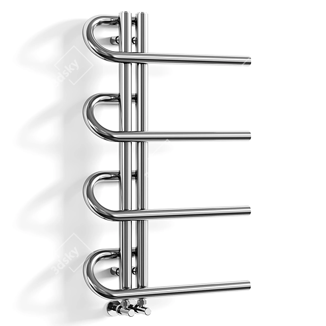 Stainless Steel Dq Jango Towel Rail 3D model image 1