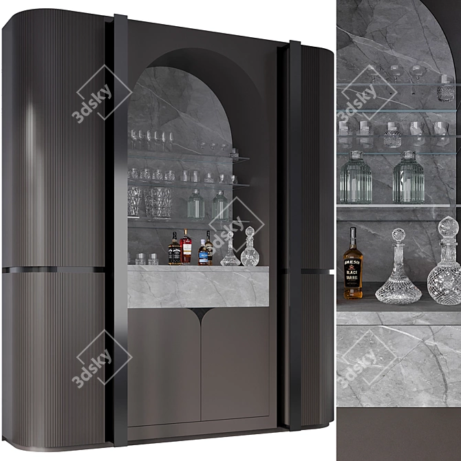 Corona Vray Wardrobe FBX 3D Model 3D model image 2