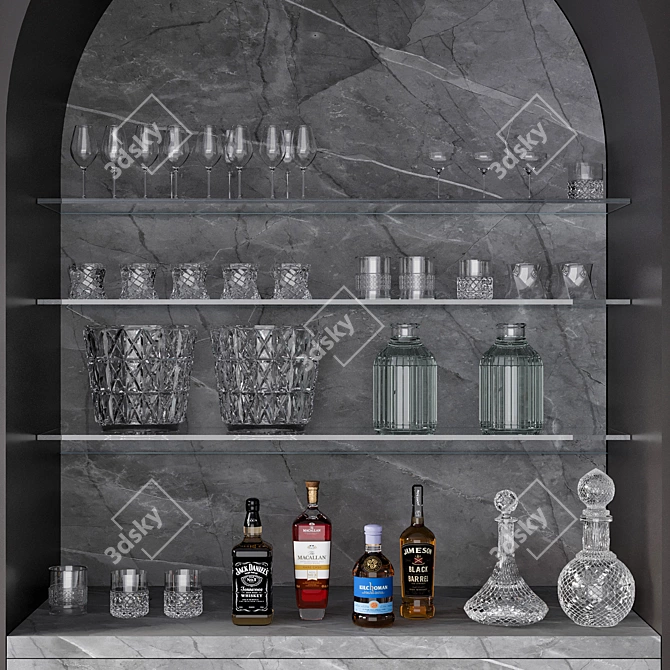 Corona Vray Wardrobe FBX 3D Model 3D model image 4