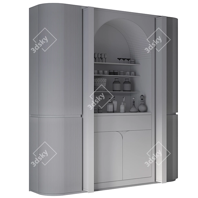 Corona Vray Wardrobe FBX 3D Model 3D model image 7