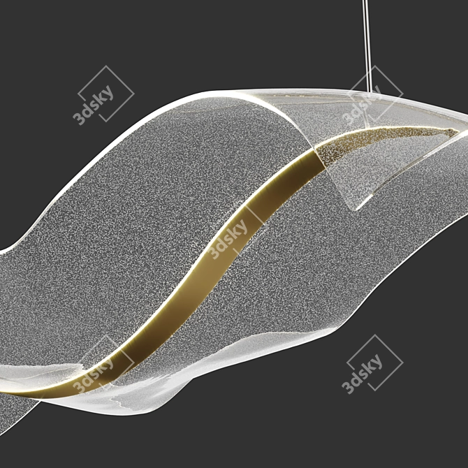 Elegant Alon Chandelier 2013 Version 3D model image 3