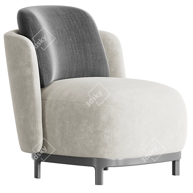  Modern Armchair DARRINGTON in Corona 3D model image 4