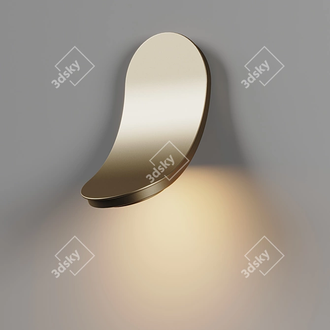 Contemporary LED Wall Sconce 3D model image 4