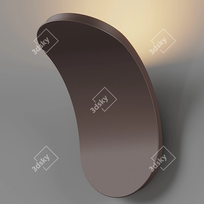 Contemporary LED Wall Sconce 3D model image 5