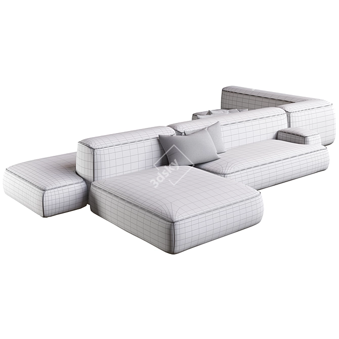 Cloud Modular Sofa - Corona Render 3D model image 4