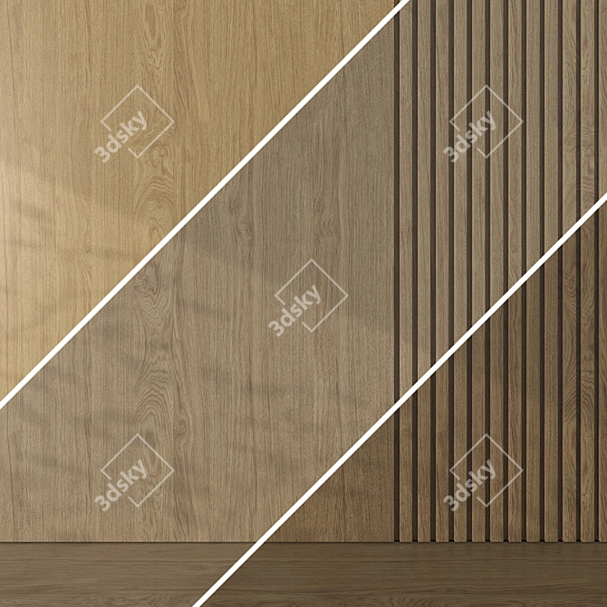 Oak Textures Pack 093 3D model image 3