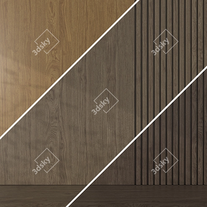 Oak Textures Pack 093 3D model image 4