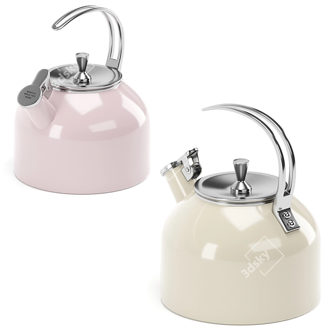 Kate Spade Blush Tea Kettle 3D model image 8