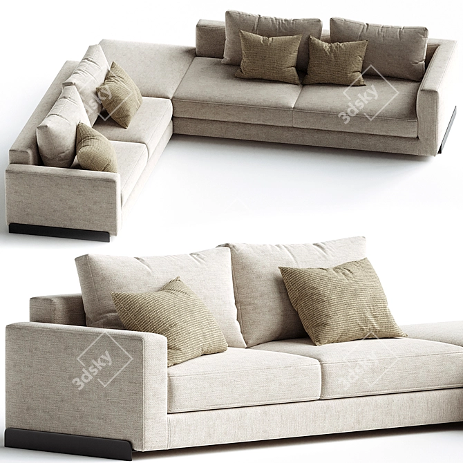 Rendez Vous Sofa Set R13 3D model image 1
