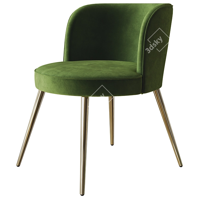 Tirolo Candy Lounge Chair Model 3D model image 1